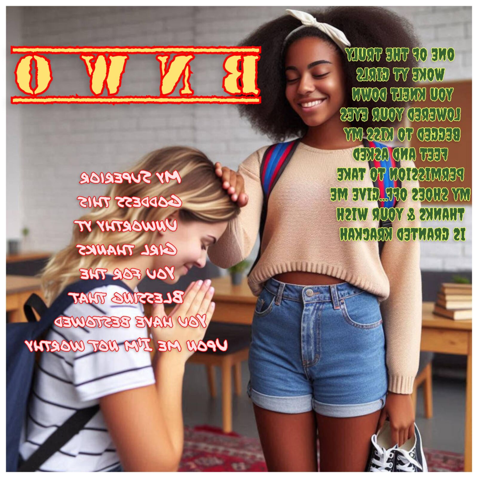 Lezdom interracial (agora você é sua garota)