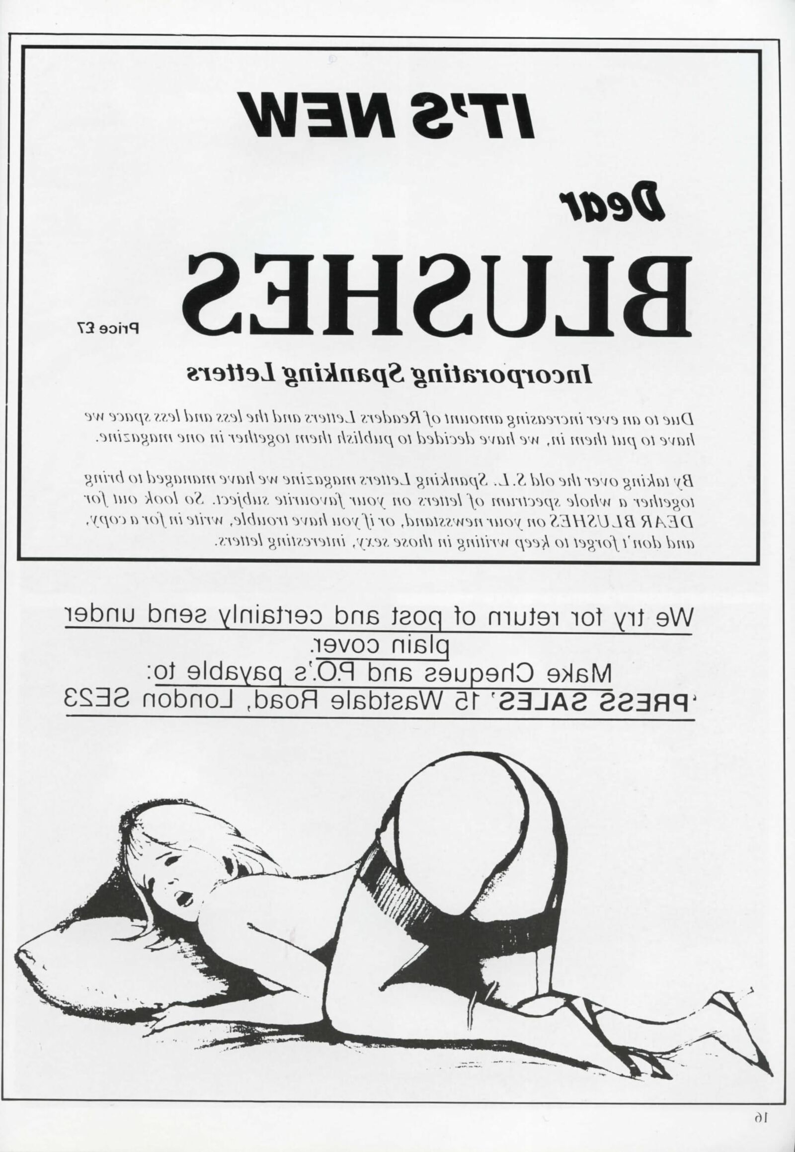 Retro Spanking Blushes Issue completo