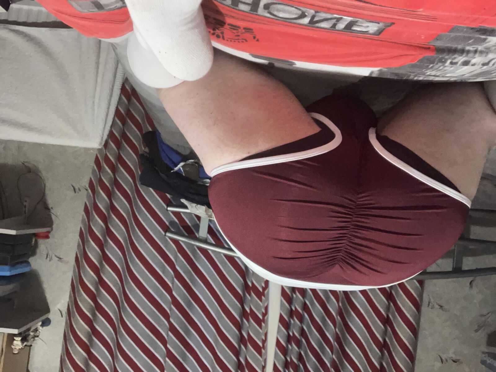 Pantalones cortos y bulto