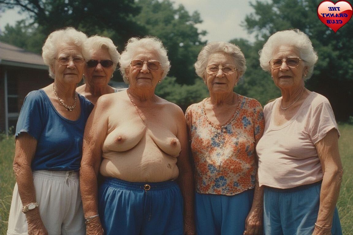 GRANNIES DAY OUT IN BLUE