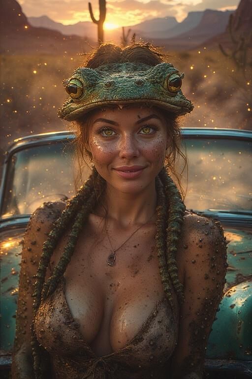 Ai Fantasy combos estranhos sexy anthro peitudos criaturas femininas