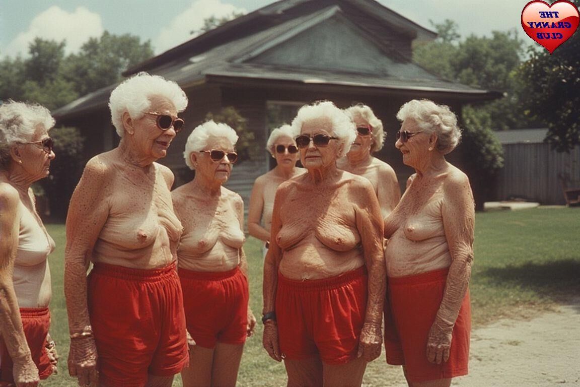 GRANNIES DAY OUT IN RED
