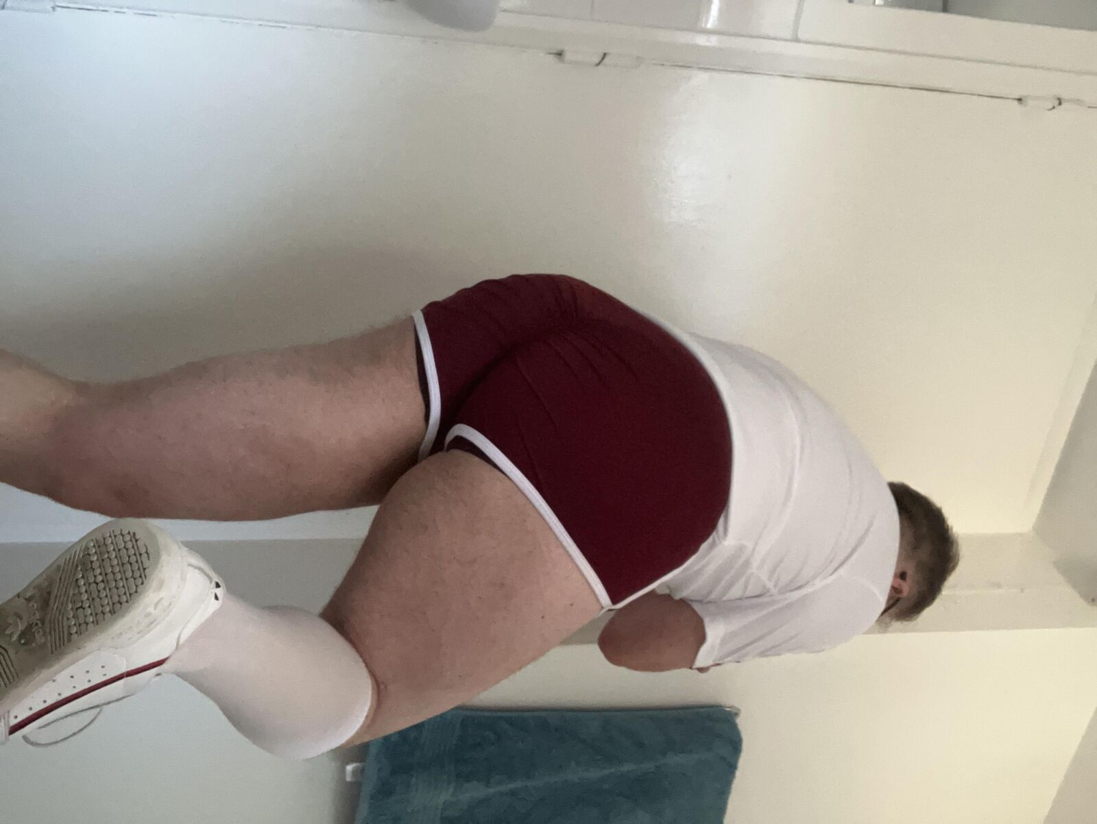 Pantalones cortos y bulto