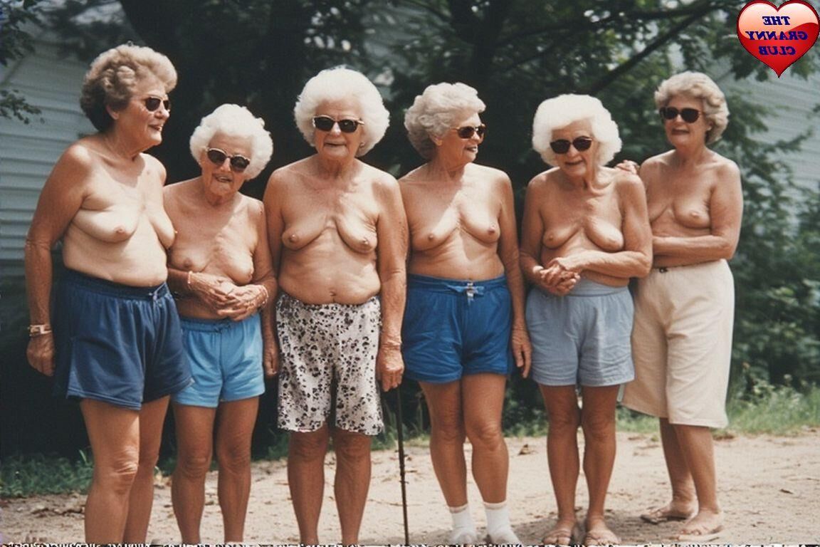 GRANNIES DAY OUT IN BLUE