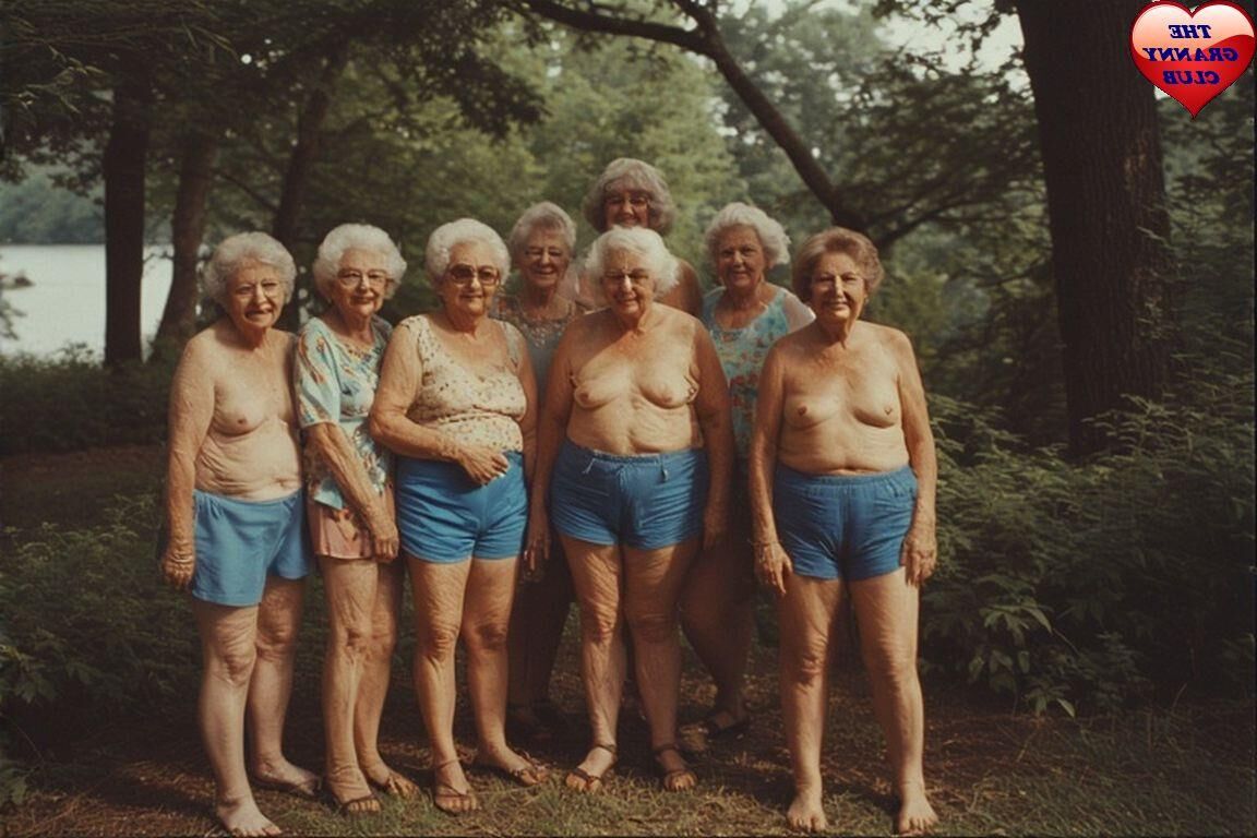 GRANNIES DAY OUT IN BLUE