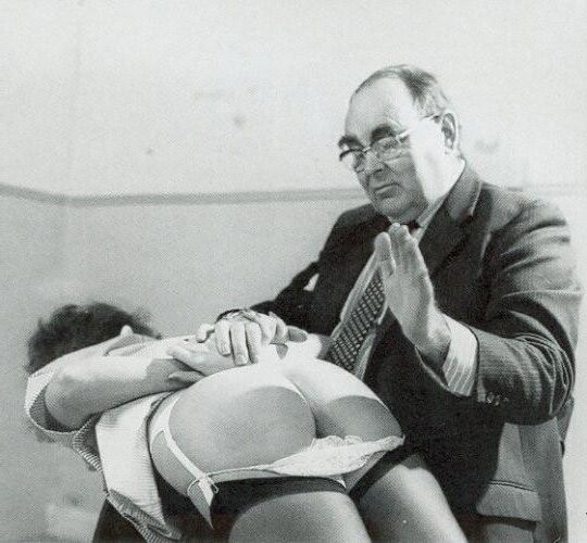 Retro Spanking Blushes Picture Set Nurse Naughty