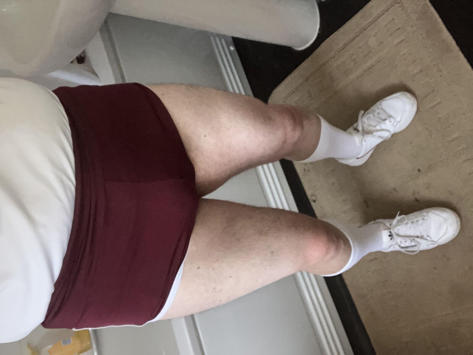Pantalones cortos y bulto