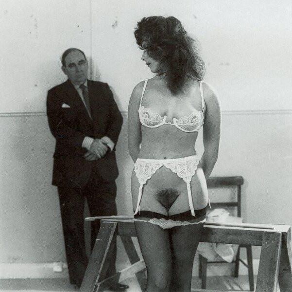 Retro Spanking Blushes Picture Set Nurse Naughty