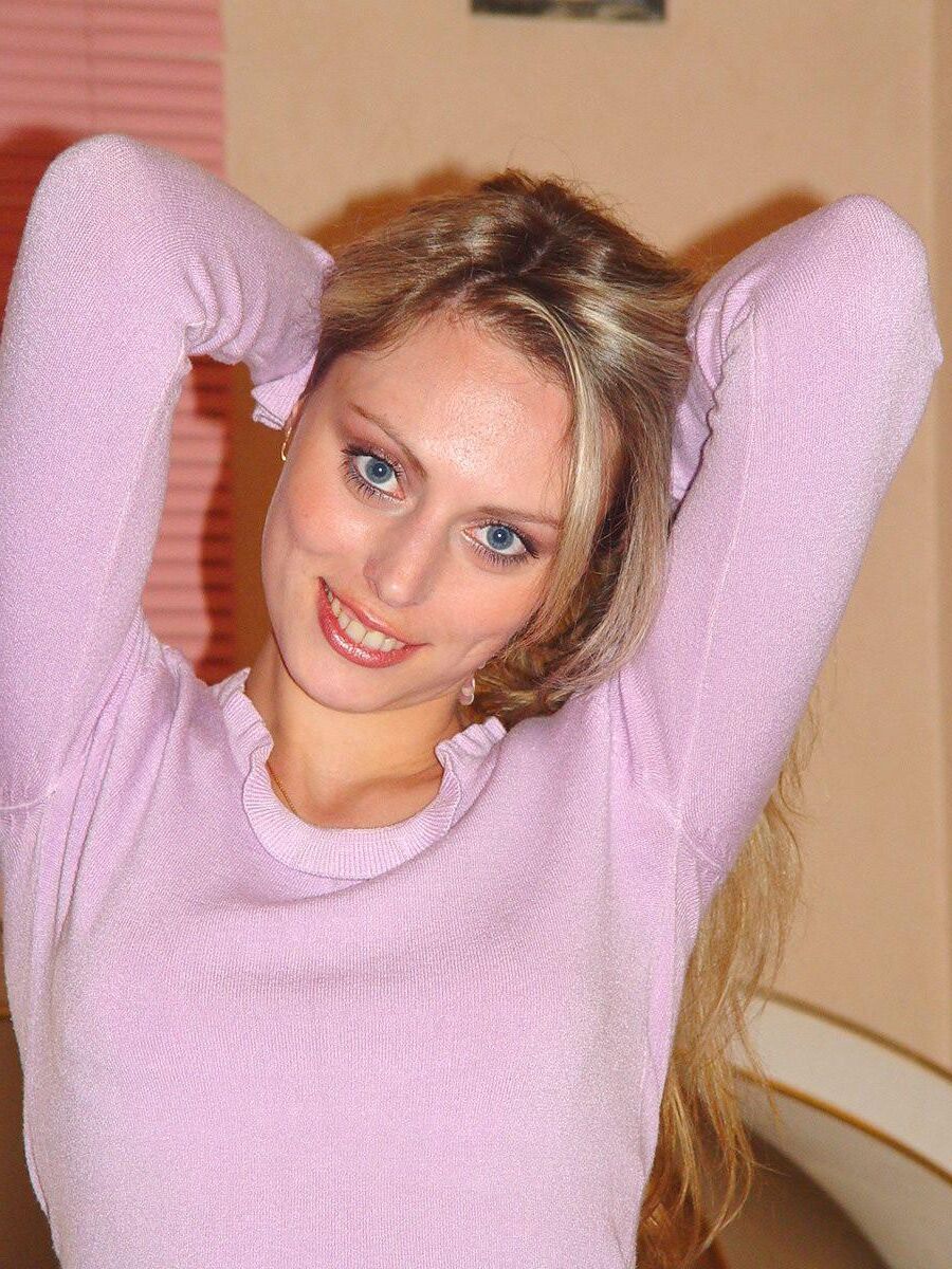 Sexy blondes Mädchen