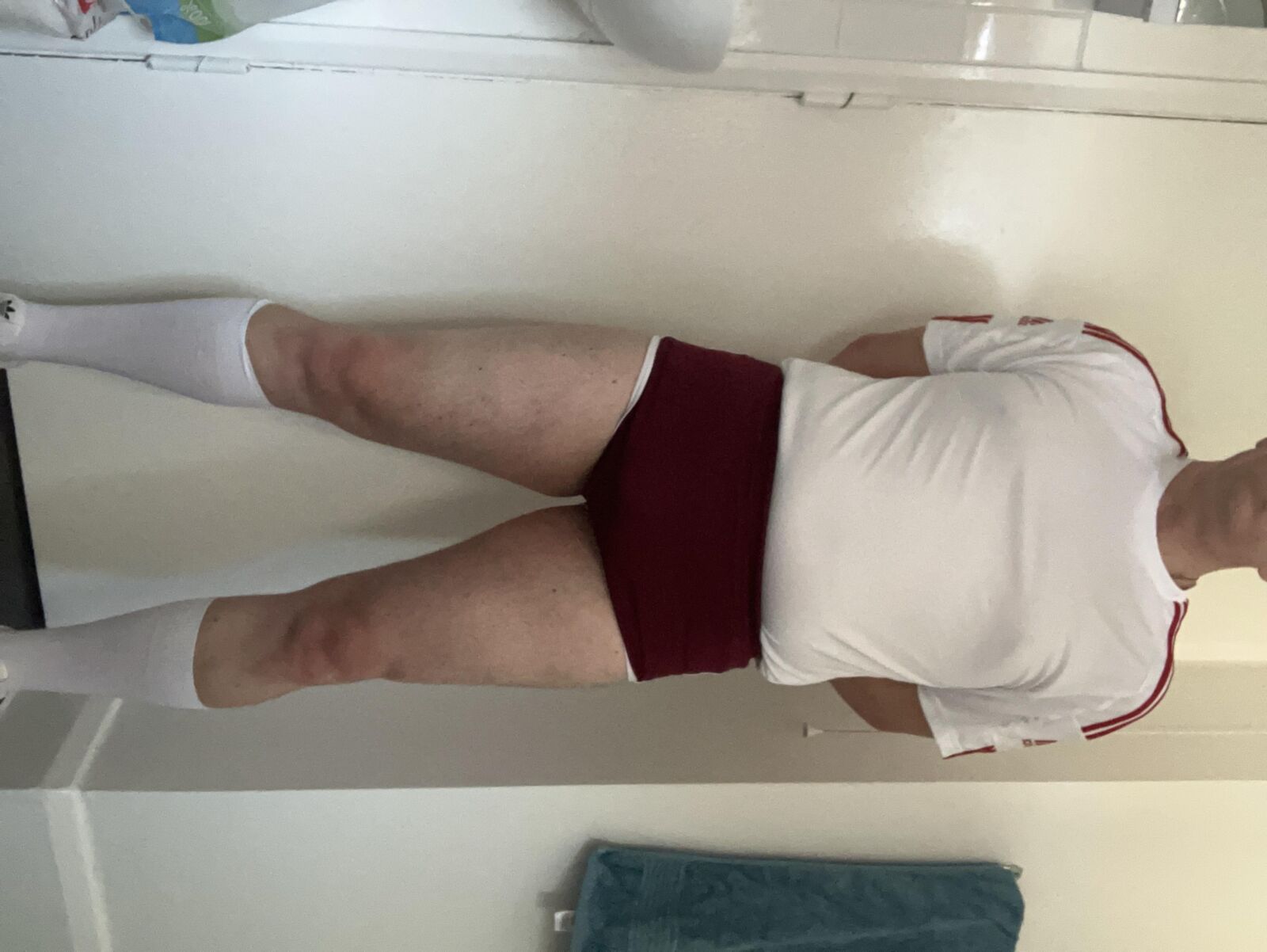 Pantalones cortos y bulto