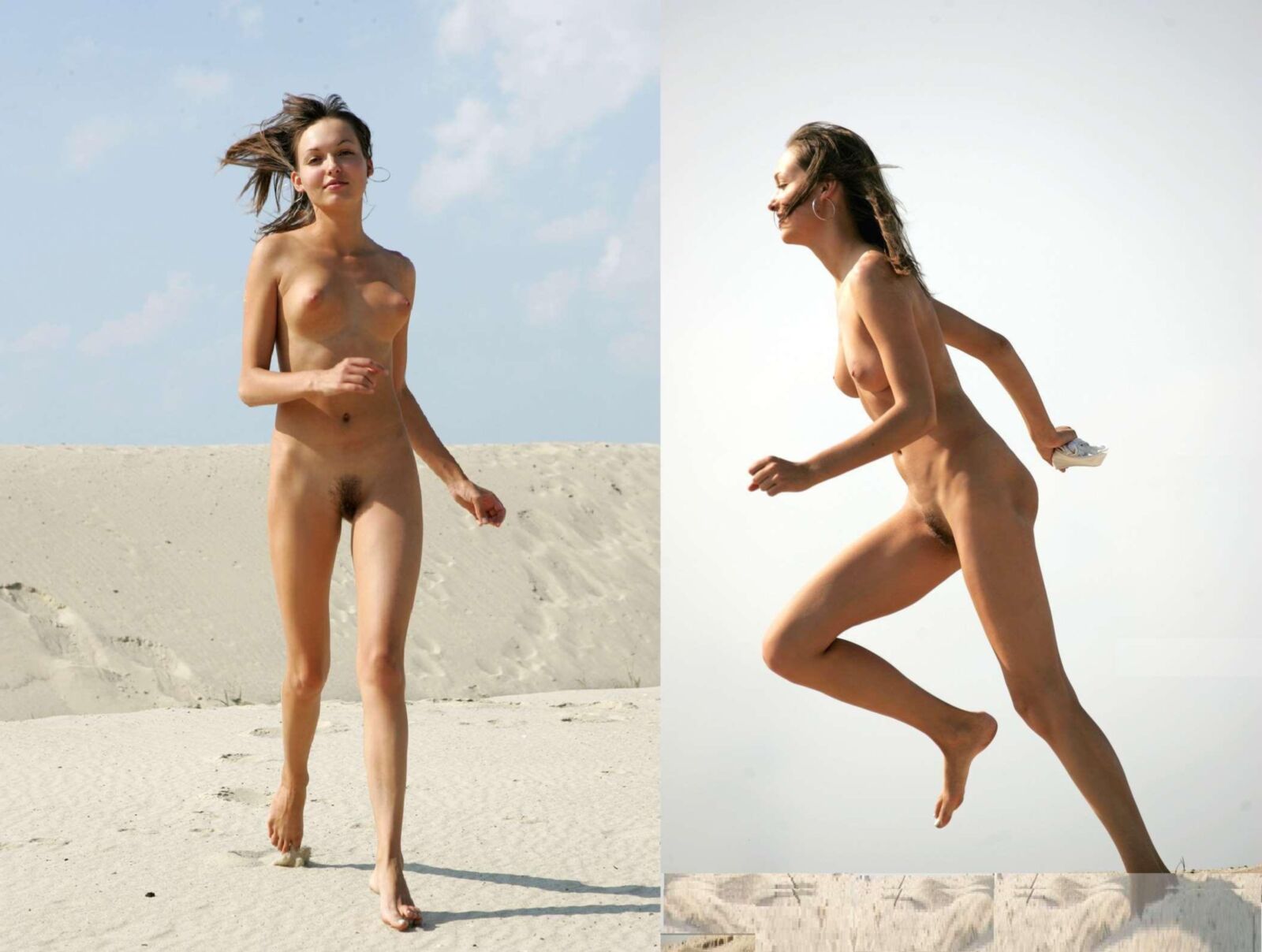 Damas corriendo