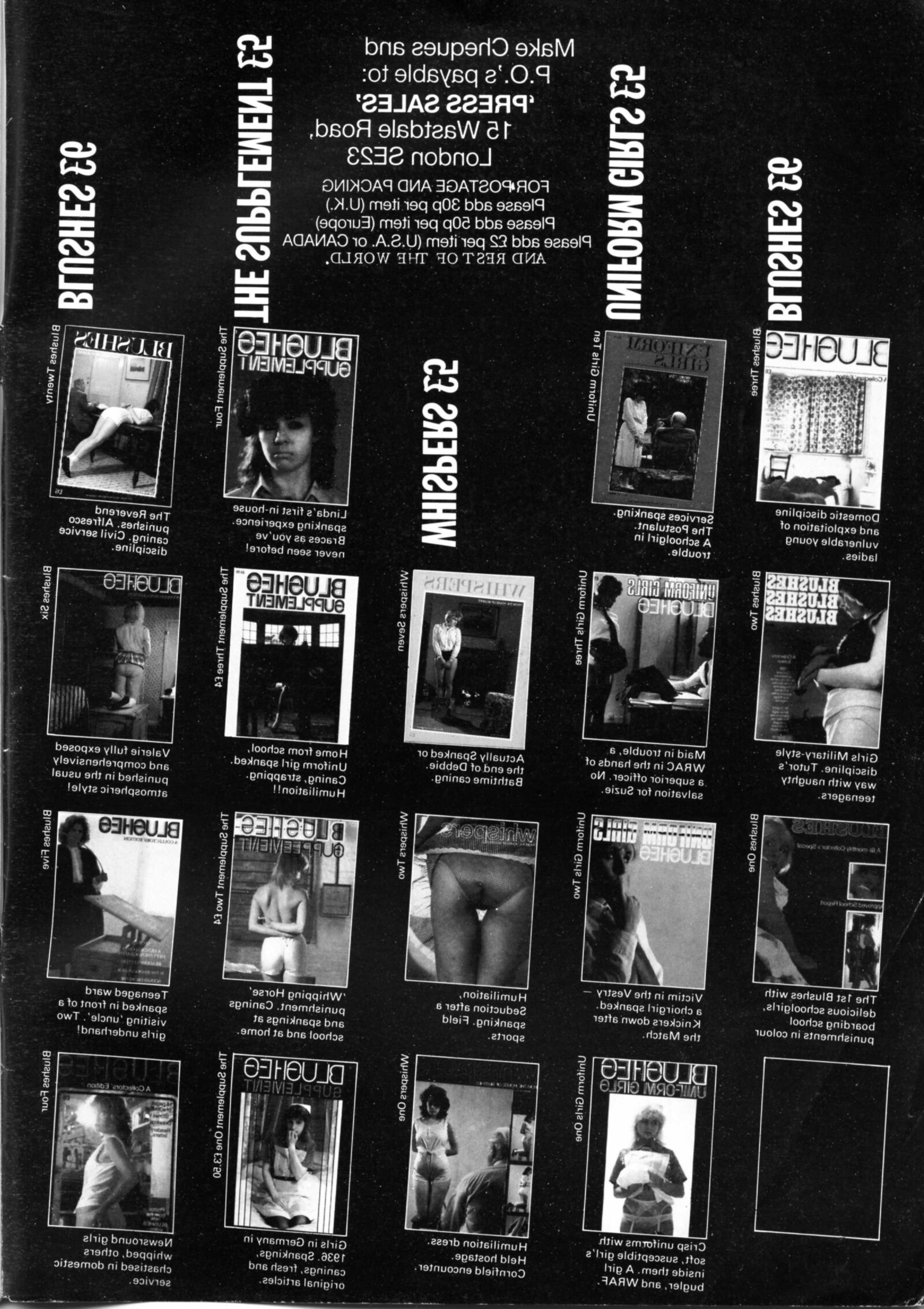 Retro Spanking Blushes Issue completo
