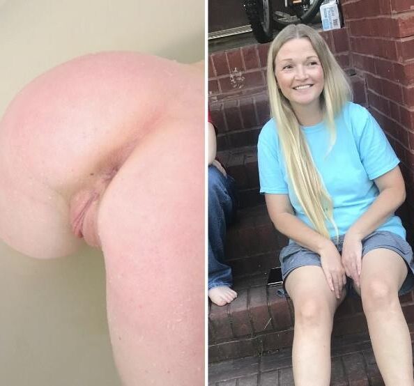 Perfekte blonde Frau Muschi