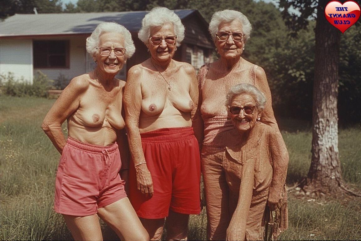 GRANNIES DAY OUT IN RED