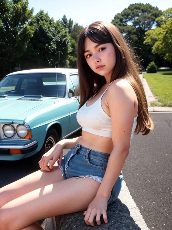 Meninas e carros