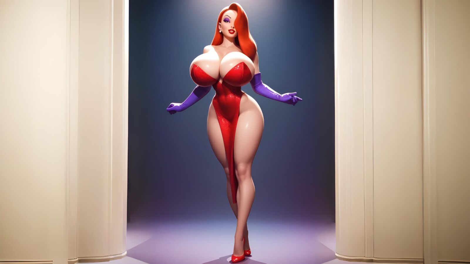 Jessica Rabbit Cartoon Nude