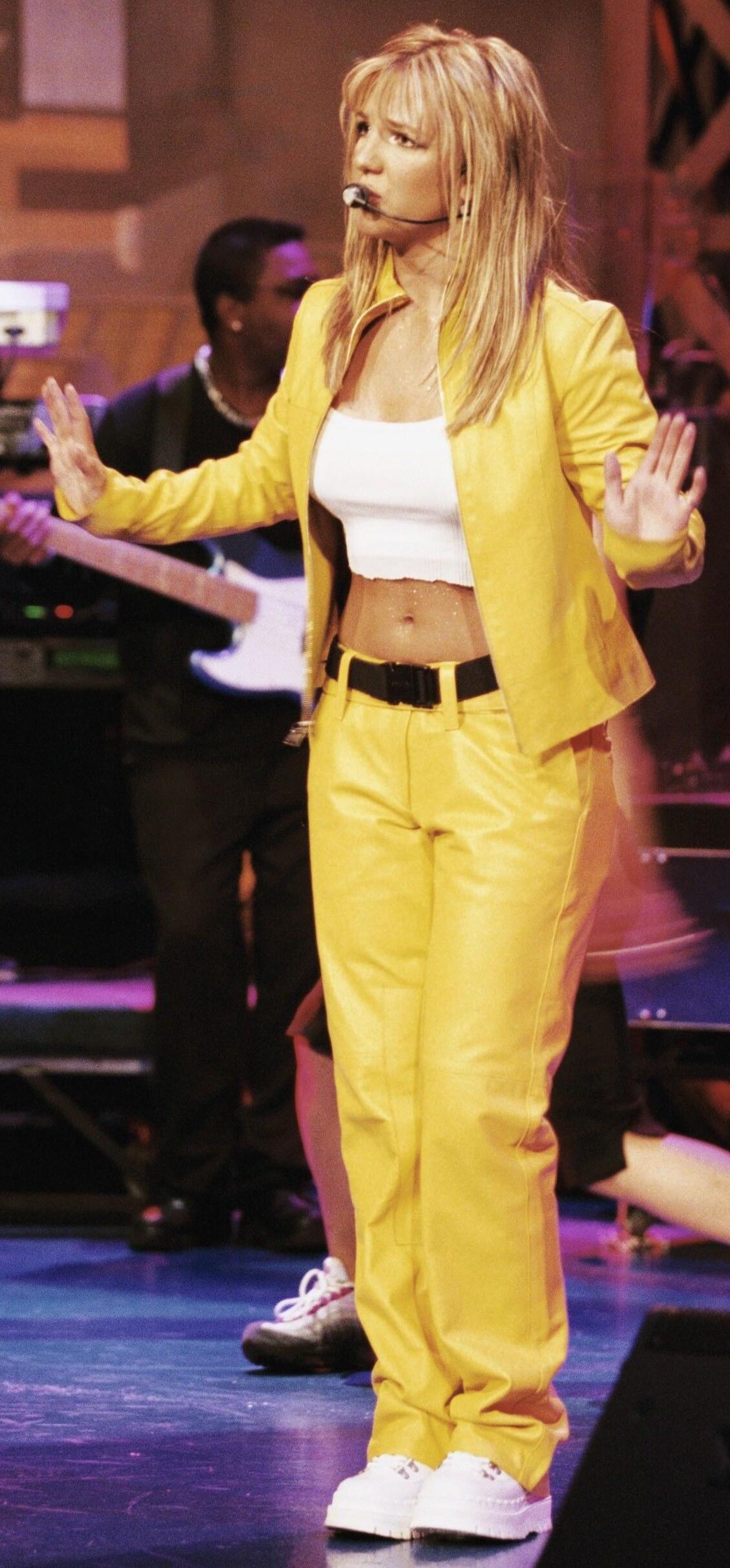 Britney Spears Liebe zu enges Leder/PVC