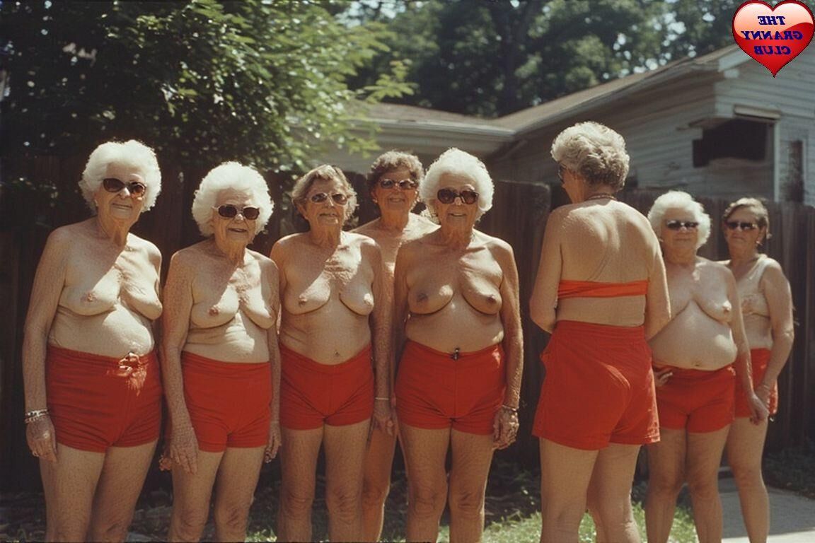 GRANNIES DAY OUT IN RED