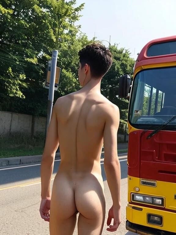 El niño en el autobús