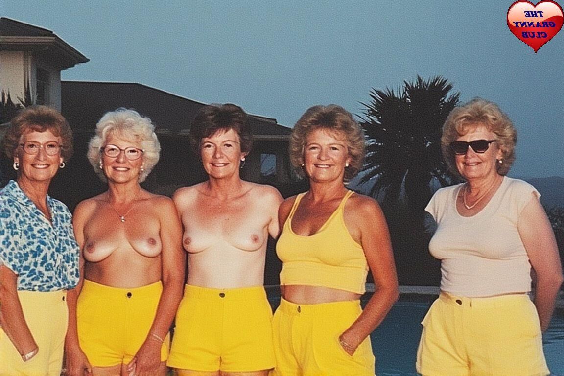 GRANNIES DAY OUT IN YELLOW