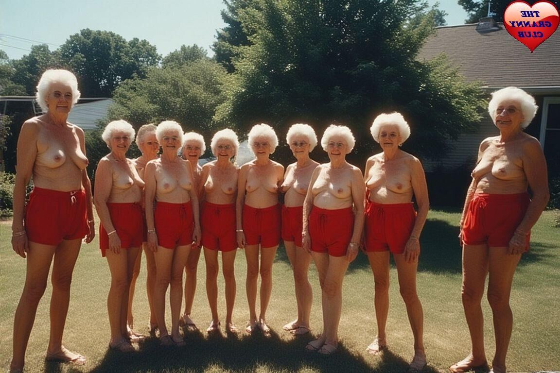 GRANNIES DAY OUT IN RED
