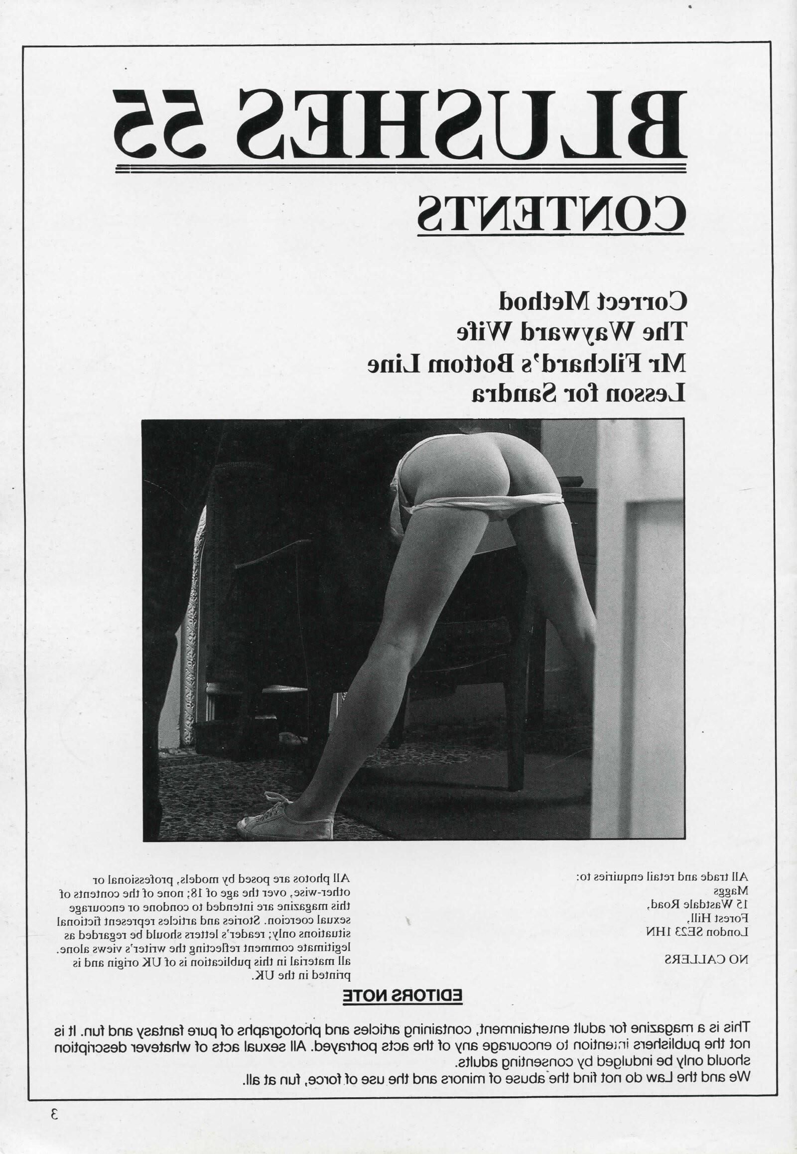 Retro Spanking Blushes Issue completo