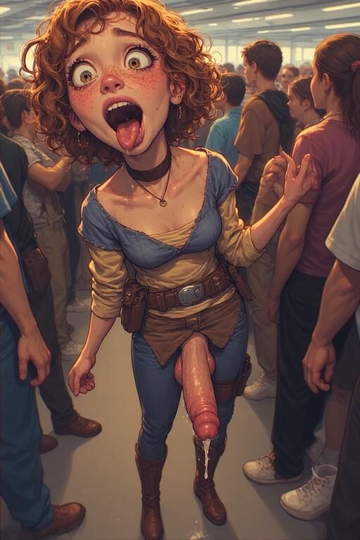 Futa Cosplay -Kongressmädchen