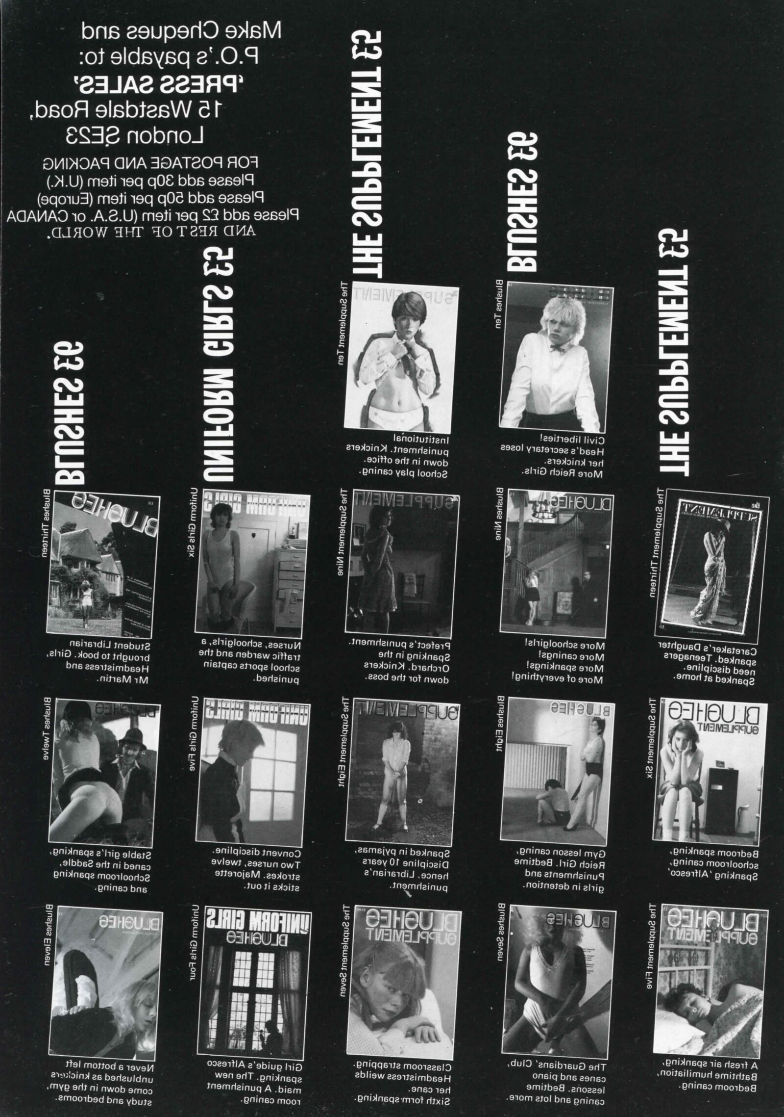 Retro Spanking Blushes Issue completo