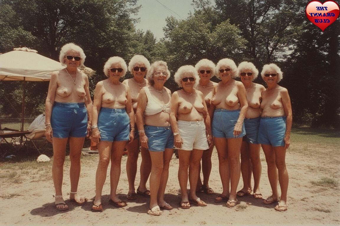 GRANNIES DAY OUT IN BLUE
