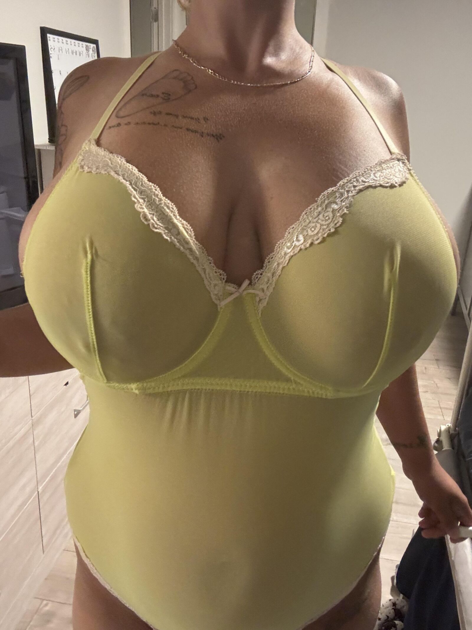 Grandes tetas caídas enormes areola aliado