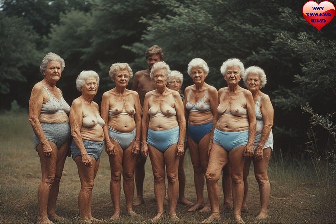 GRANNIES DAY OUT IN BLUE