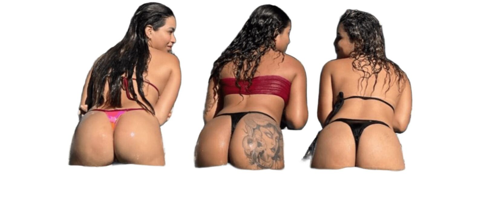 Adesivos de bunda grande e fofa e fofos