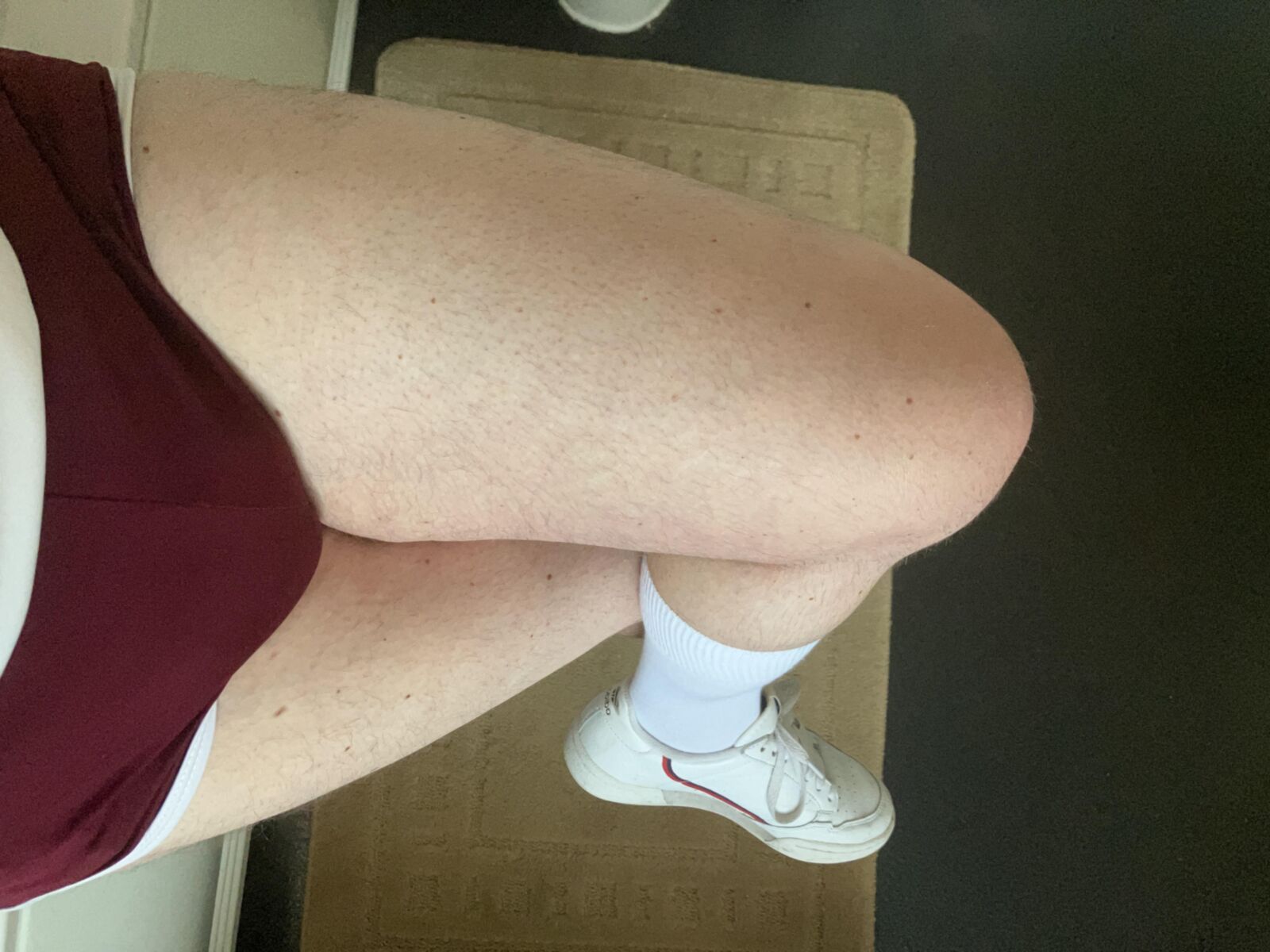 Pantalones cortos y bulto