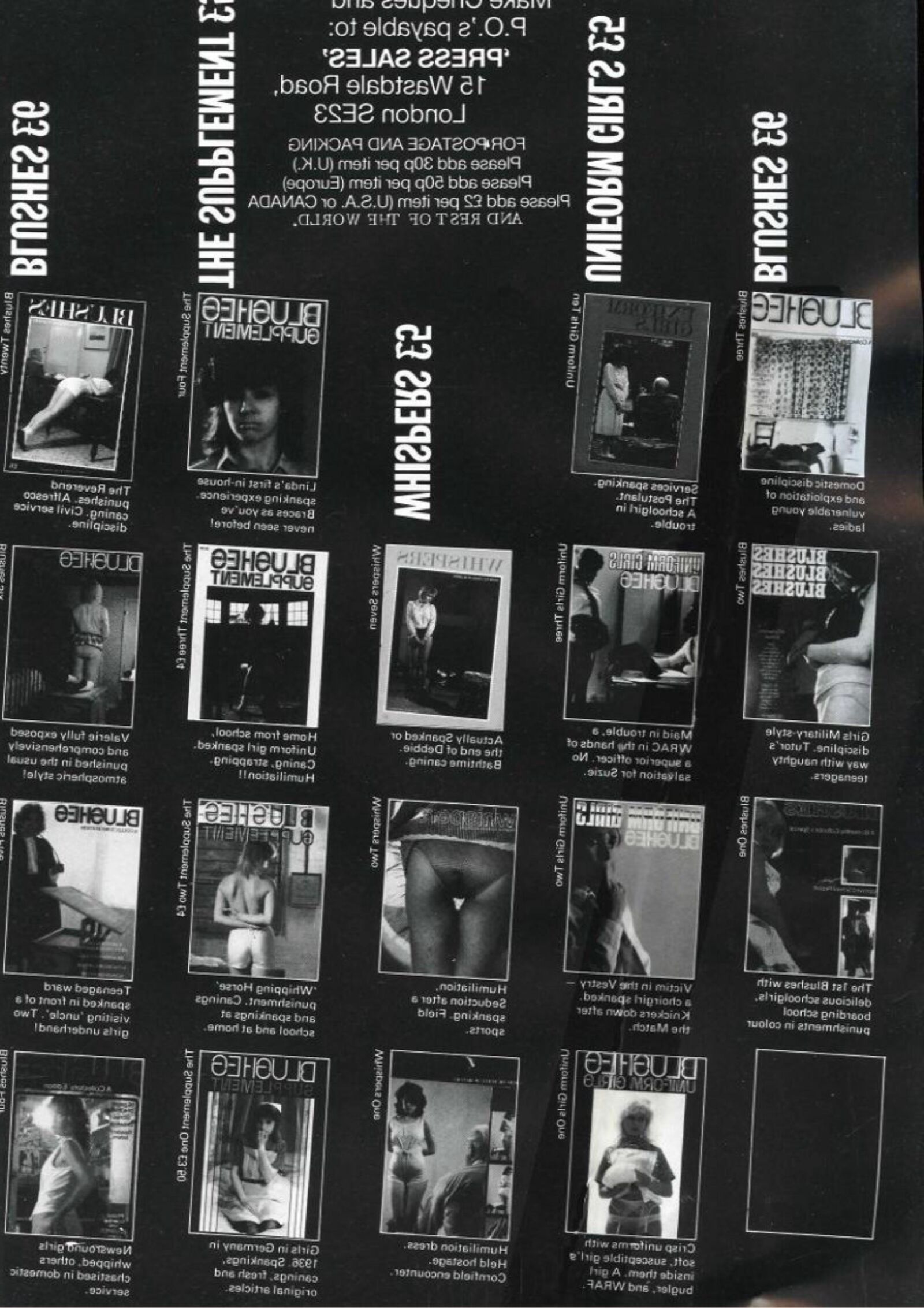 Retro Spanking Blushes Issue completo