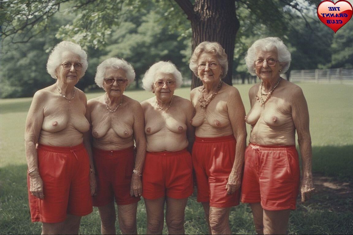 GRANNIES DAY OUT IN RED