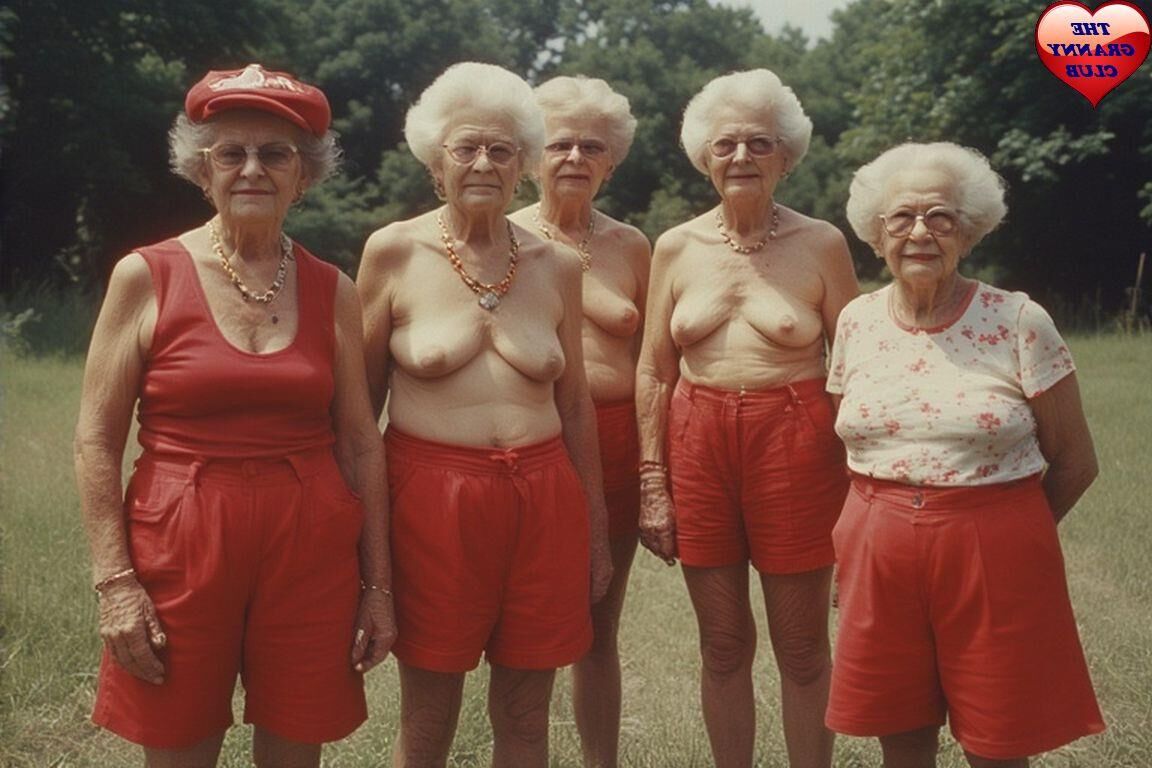 GRANNIES DAY OUT IN RED