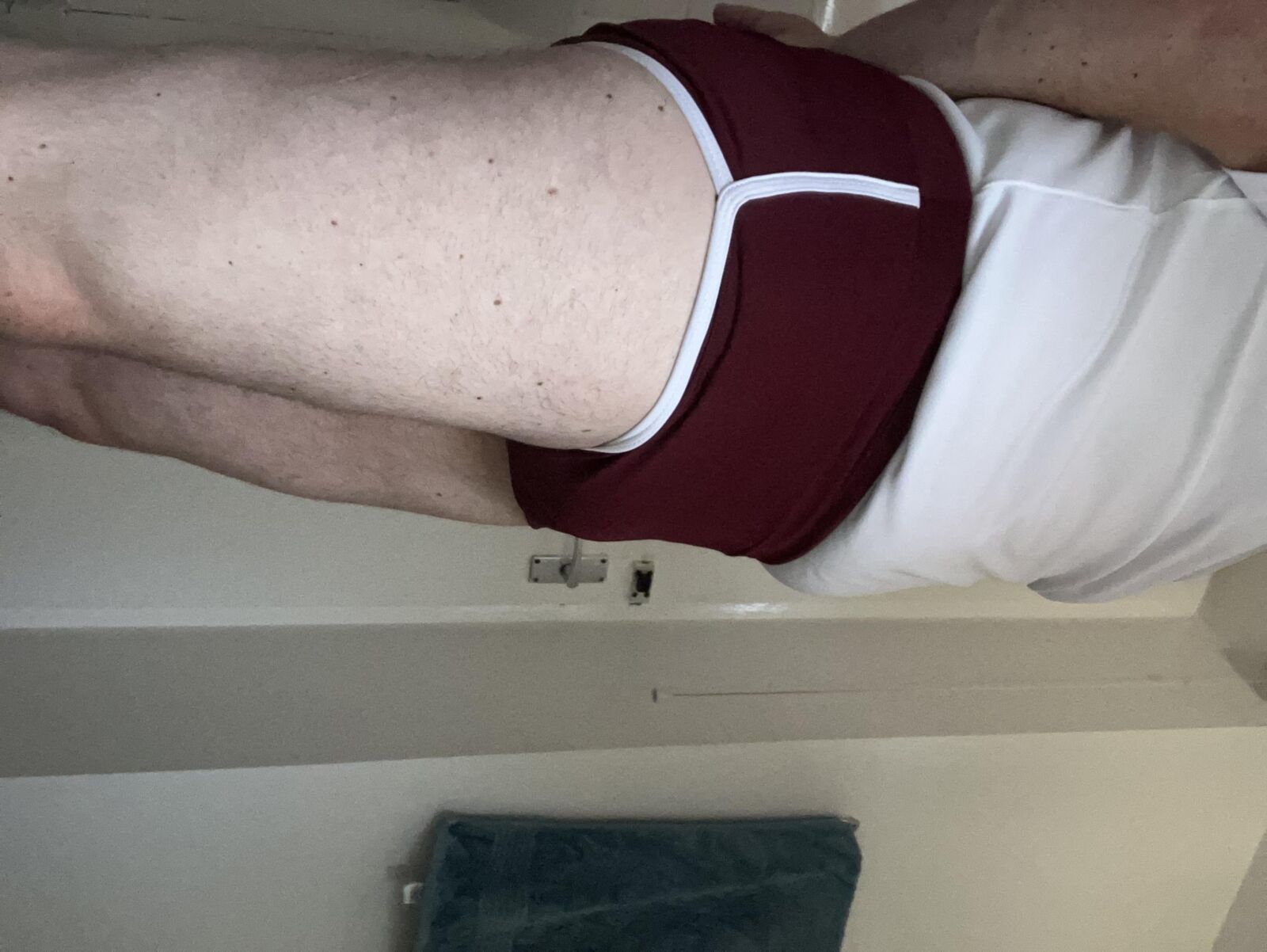 Pantalones cortos y bulto