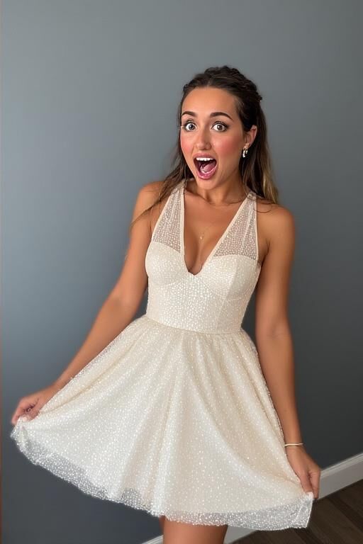Mujeres con lindos vestidos