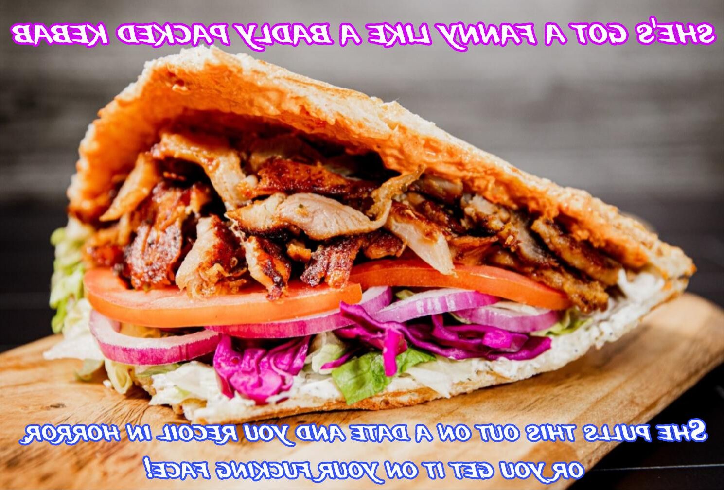Kebab mal embalado