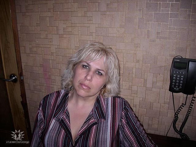 BBW mature blonde Anna from Moscow