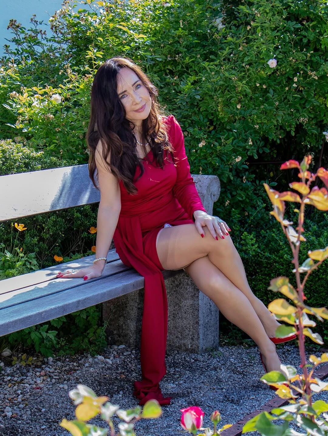 Milf, Mature,Lack, Nylons 