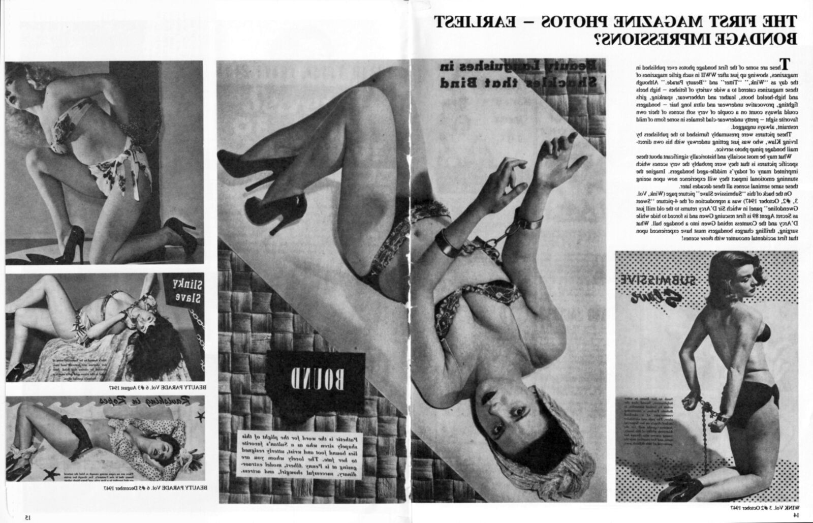 Magazine vintage Magazine Bondage Photo Treasures