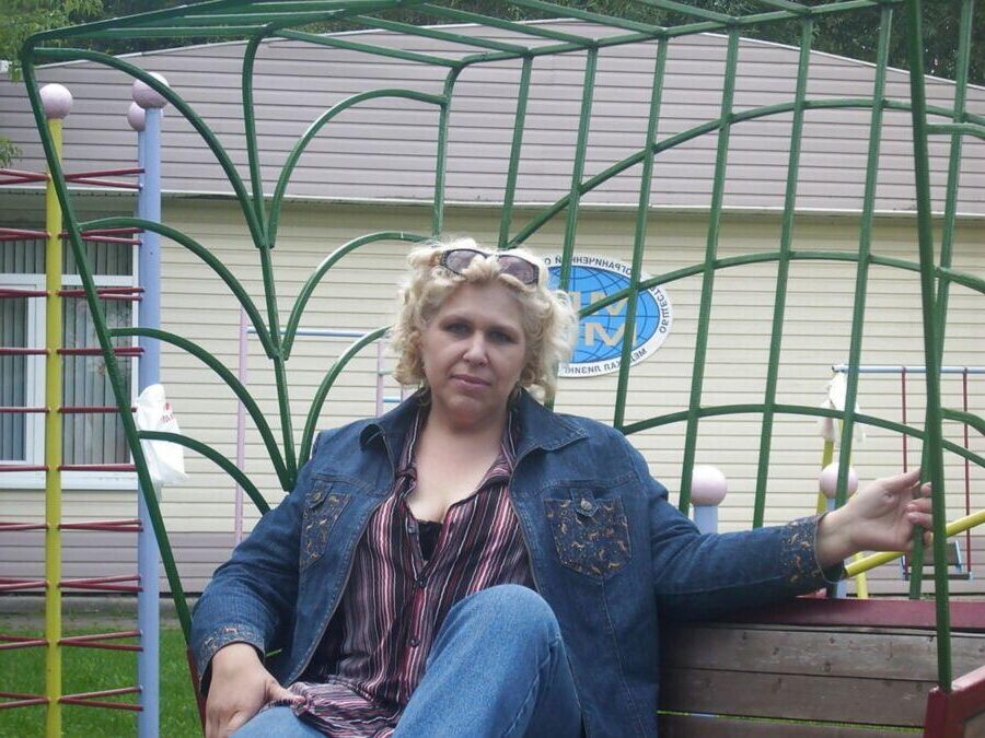 BBW mature blonde Anna from Moscow