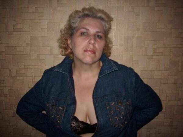 BBW mature blonde Anna from Moscow