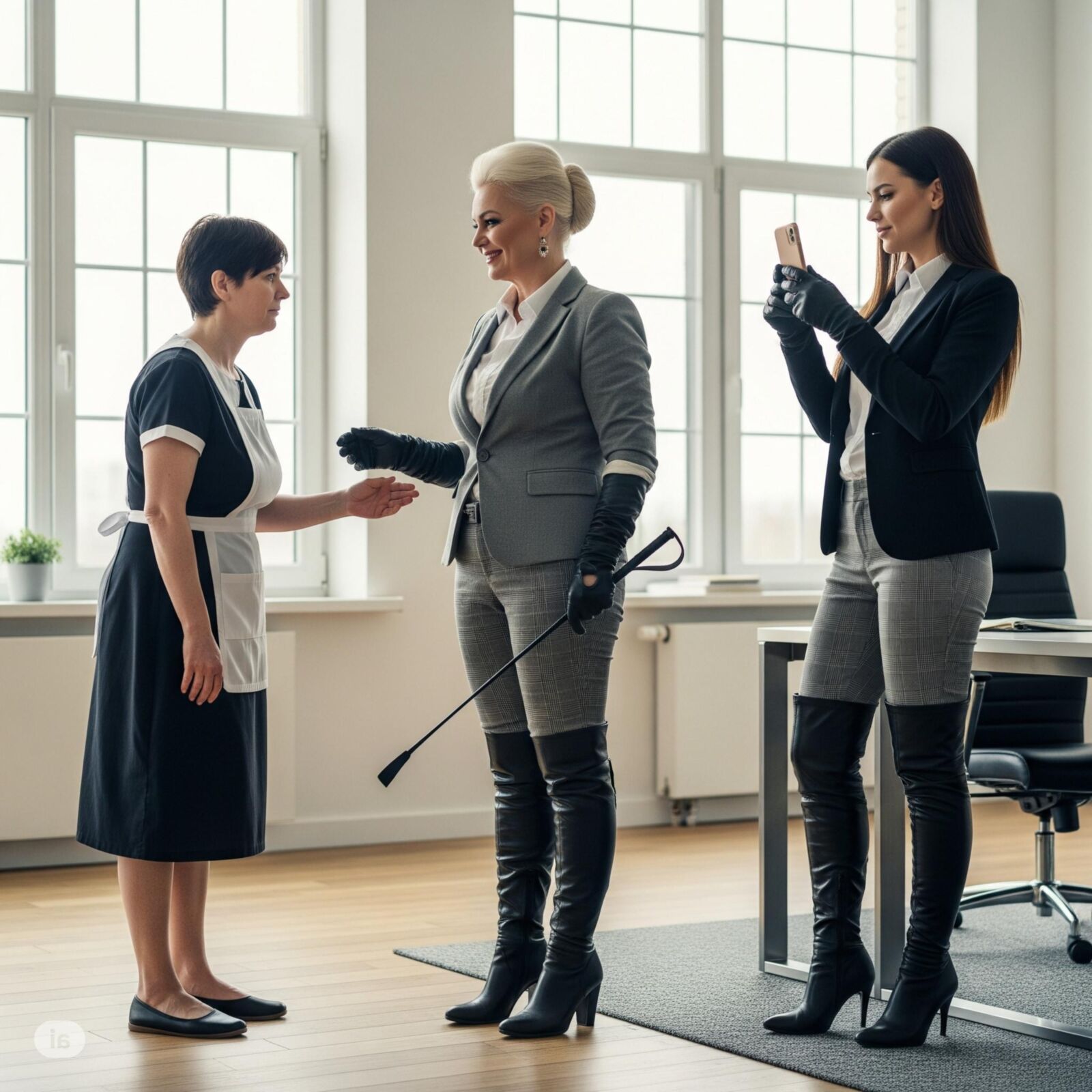 The first day at work (restored)