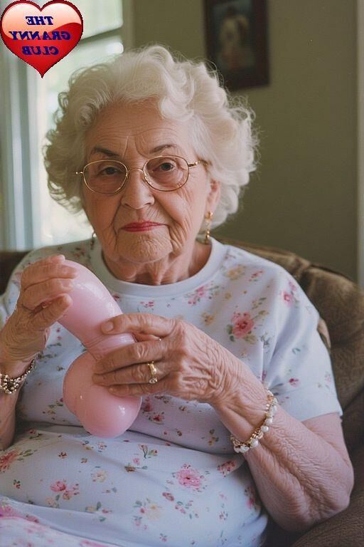 GRANNY IS GETTING READY FOR SOME FUN