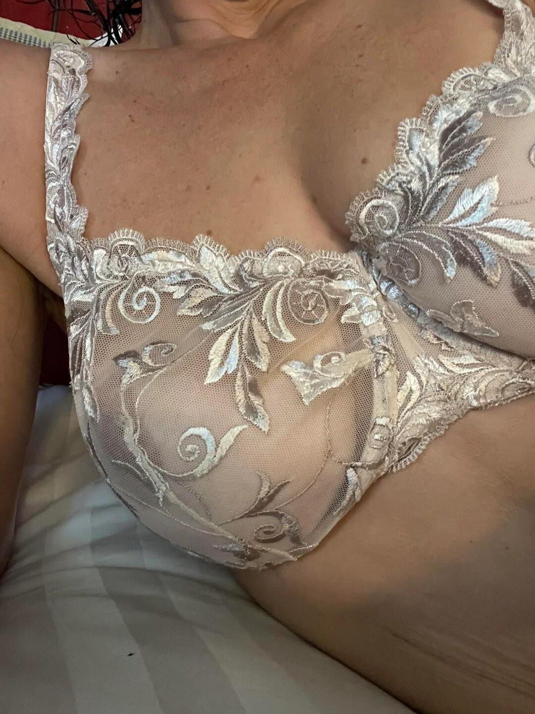 美しいブラジャーとその胸