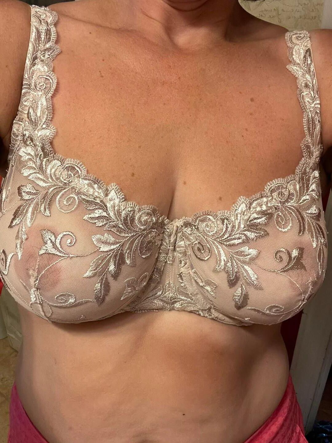 美しいブラジャーとその胸