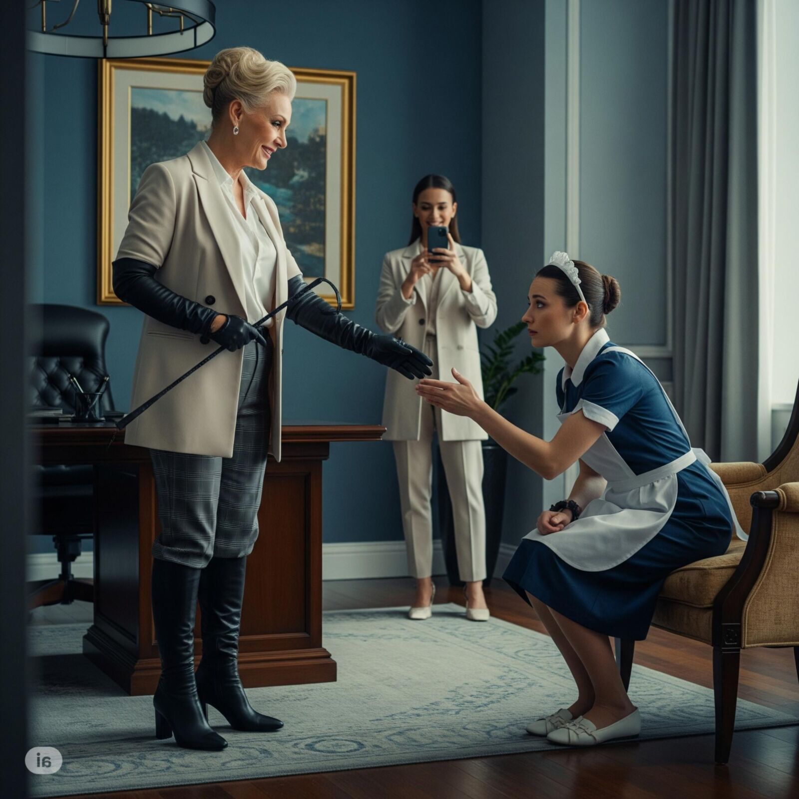 The first day at work (restored)