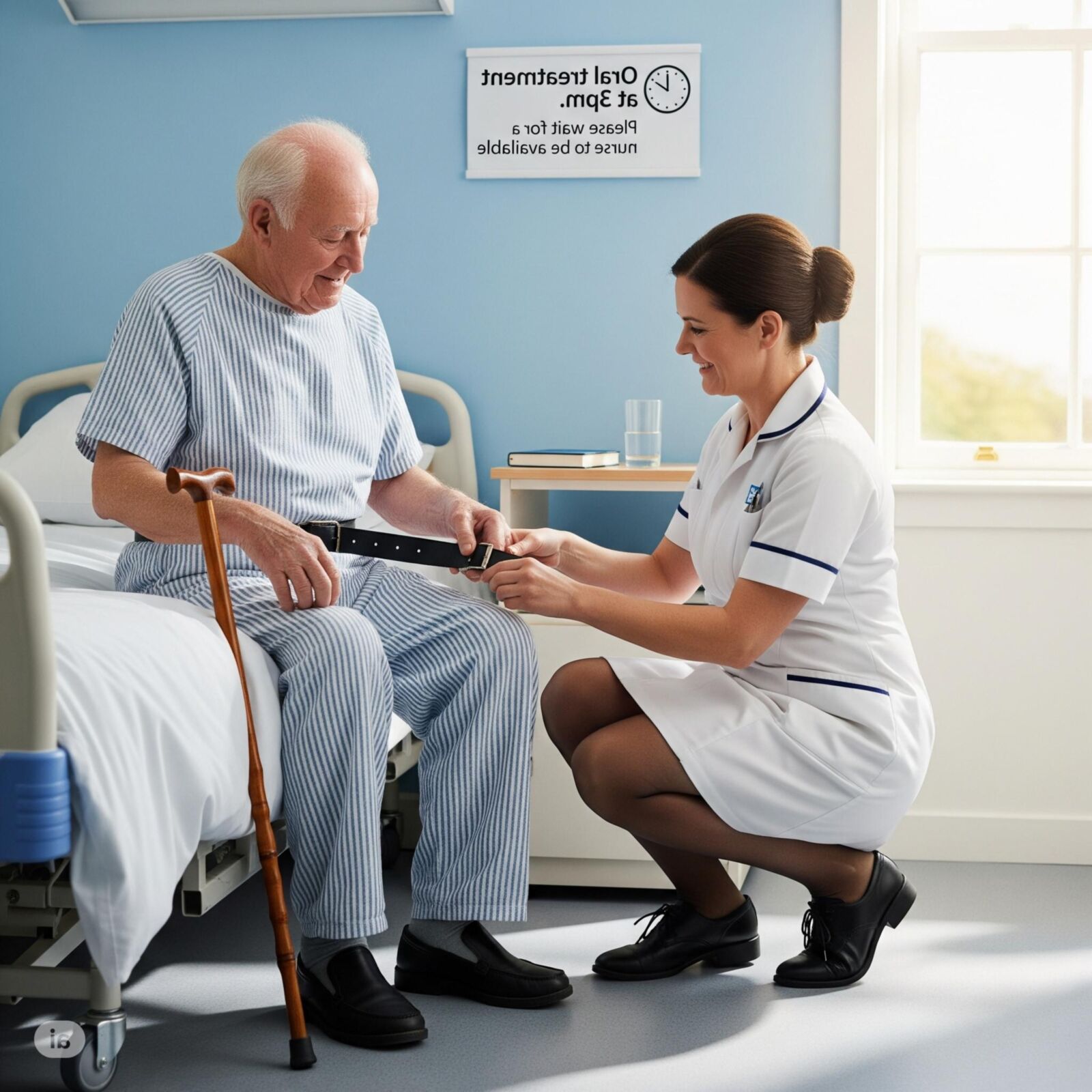 Partie de l'hôpital d'IA